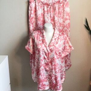 Cabernet by Sleep Sense Floral Pajama Set XL